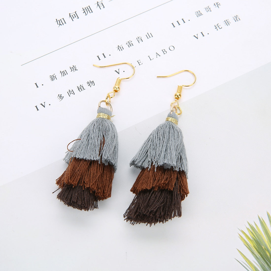 22 Styles Layered Bohemian Tassel Dangle Earrings Women Fashion Modern