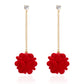 14 Styles Red Color Christmas Gift Star Flower Snowflake Ribbon Stud Earrings