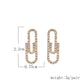 28 Styles Safety Pin Stud Earrings Paper Clip Pin Earrings Minimalist Fashion