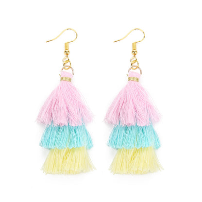 22 Styles Layered Bohemian Tassel Dangle Earrings Women Fashion Modern