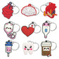 9 Styles Medicine heart pill tooth brain anime Keyring Gift for Nurse Doctor