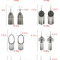 1Pair Boho Style Drop Shape Dangling Drop Earrings Female Fashion Earrings