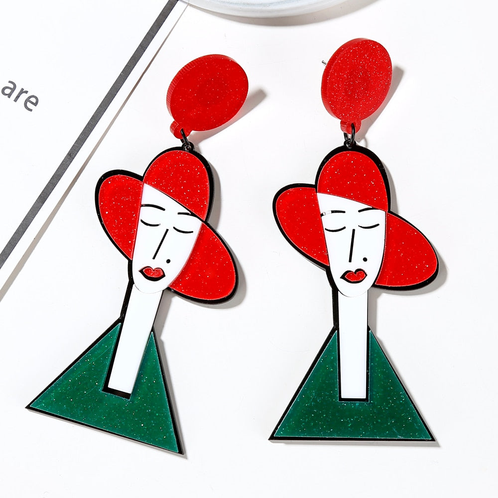 40 Styles Astronaut Food Tassel Jellyfish Octopus Drop Earrings Female Travel