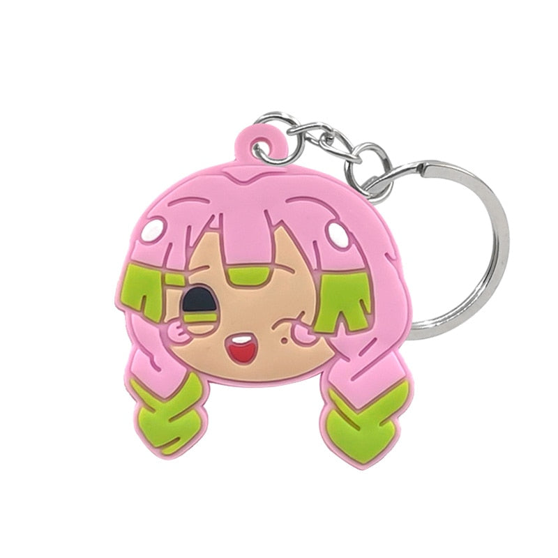 21 Styles Key Chain Cartoon Figure Anime Key Ring Key Holder Kids Toy Pendant