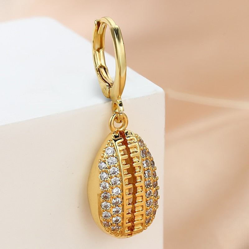 1pc Colorful Rhinestone ZIpped Purse Cartilage Earring Ear Piercing For Women