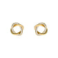 Rhinestone Round Decor Stud Earrings for Women Girls Ear Studs Jewelry Gift