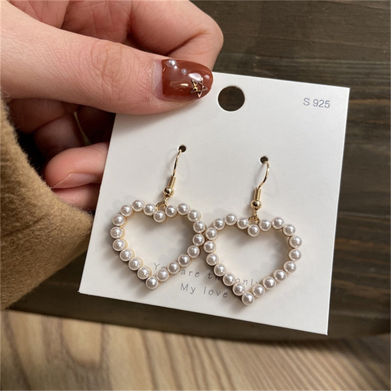 23 Styles Fashion Exquisted Pearls Earrings For Women Vintage Butterfly Stars