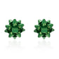Green Christmas Gift Stud Earrings Women Girls Fashion Elegant Jewelry