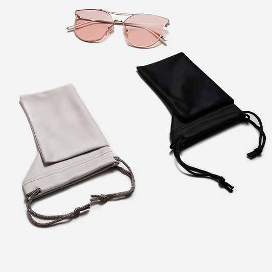 Soft Cloth Glasses bag sunglasses case Dustproof eyeglasses pouch Eyewear