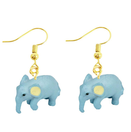 Elephant Baby Drop Earrings Cartoon Art Women Party Jewelry Ear Fashion Pendant