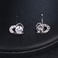 Heart Stone Stud Earrings Women Girls Summer Party Studs Ear Women Jewelry