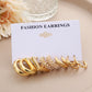33 Styles 5-9Pairs Set Drop Hoop Earrings Set Acrylic Pearl Tassel Fashion Women