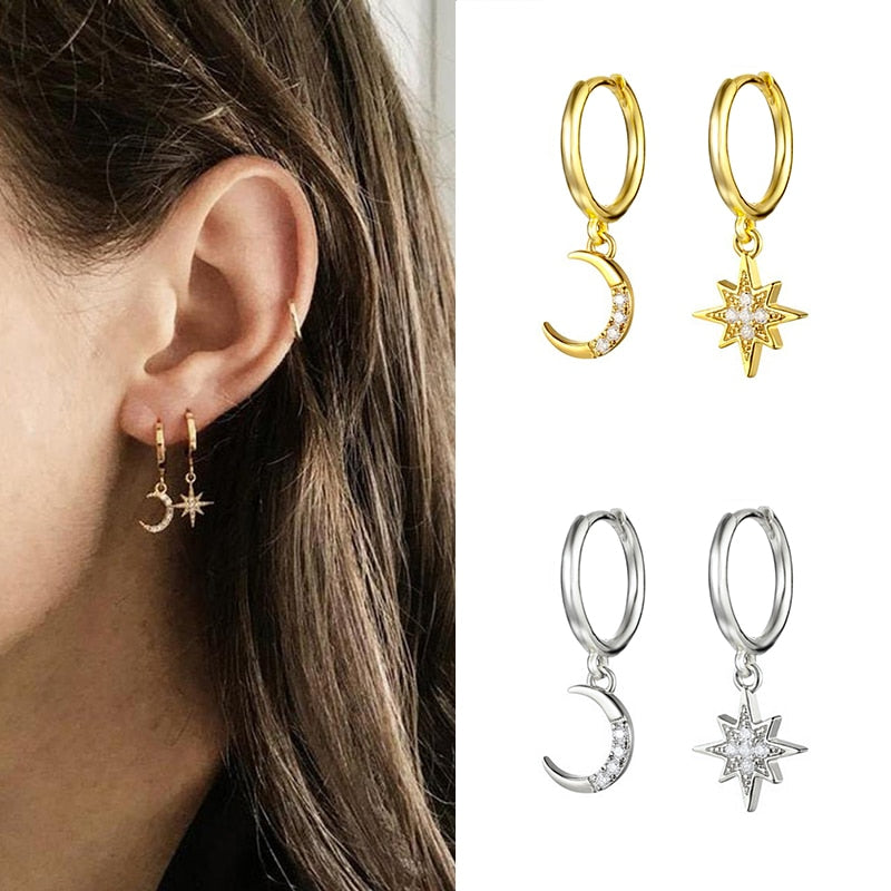 34 Styles Cross Star Dangle Earrings Women Girl Fashion Trendy Jewelry