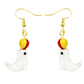 Sea Lion Drop Earrings Cartoon Art Women Party Jewelry Ear Fashion Pendant