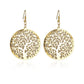 Tree Round Dangle Earrings Fashion Party Girls Pendant Earrings Women Jewelry