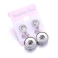 Crystal Button Dangle Earrings for Fashion Stylish Jewelry Drop Earrings
