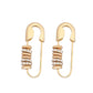28 Styles Safety Pin Stud Earrings Paper Clip Pin Earrings Minimalist Fashion