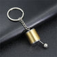 5 Colors Simulation Auto Parts Metal Keychain Speed Gearbox Pendant Keyring For