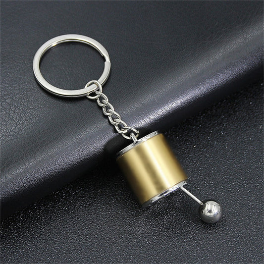 5 Colors Simulation Auto Parts Metal Keychain Speed Gearbox Pendant Keyring For