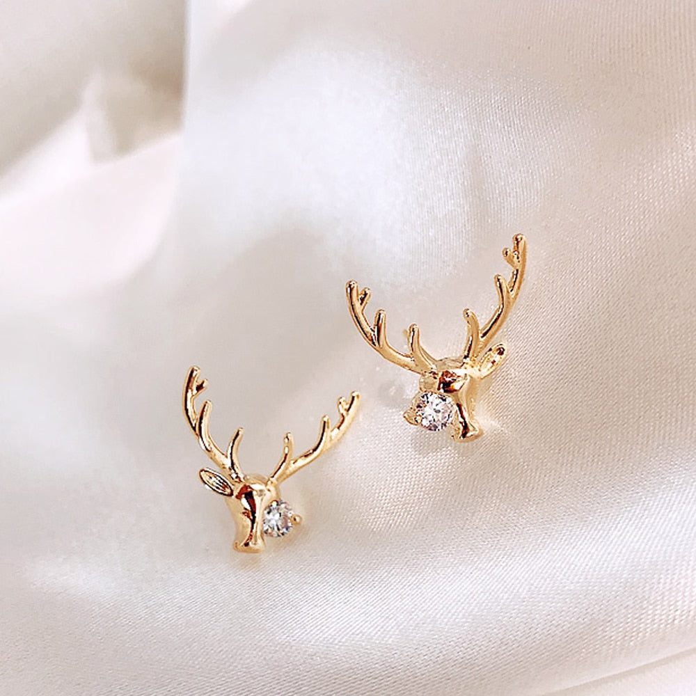 Deer Stud Earring Wedding Party Birthday Gift Jewelry Cute Earrings