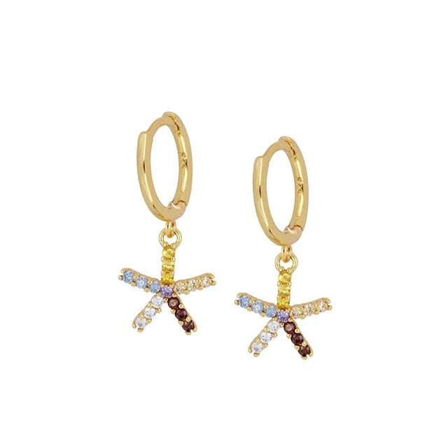 34 Styles Cross Star Dangle Earrings Women Girl Fashion Trendy Jewelry