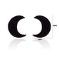 9 Styles Black Star Heart Geometric Stainless Steel Stud Earrings Women Jewelry