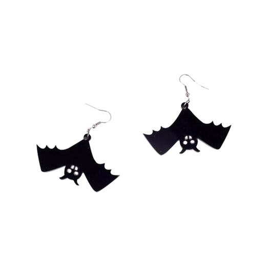 Bat Halloween Drop Earrings Cartoon Art Women Party Jewelry Ear Fashion Pendant