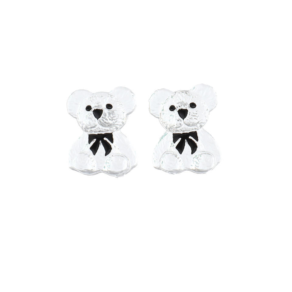 Bear Stud Earrings for Women Girls Ear Studs Jewelry Gift Fashion Earrings