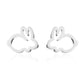 Rabbit Stainless Steel Stud Earrings for Women Animal Jewelry Earrings Female