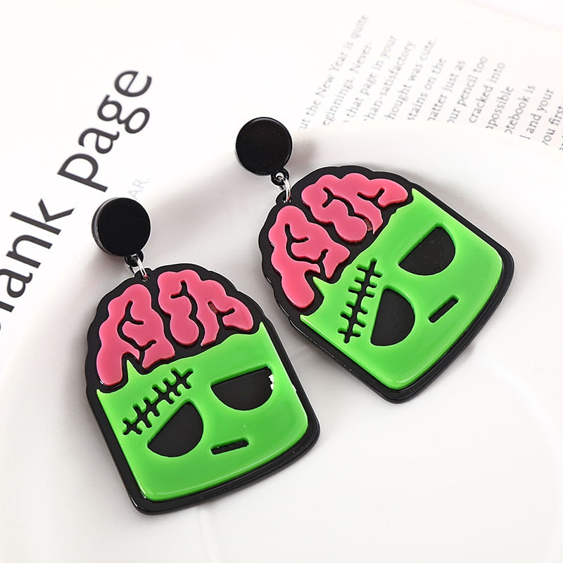 51 Styles Robot Donut Panda Lightning Drop Earrings Women Travel Fashion Cartoon