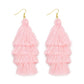 39 Styles  4 Layer Bohemian Multicolor Statement Tassel Dangle Earrings Women