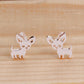 Simple And Stylish Stud Earrings For Women Cute Stainless Steel Golden Animal