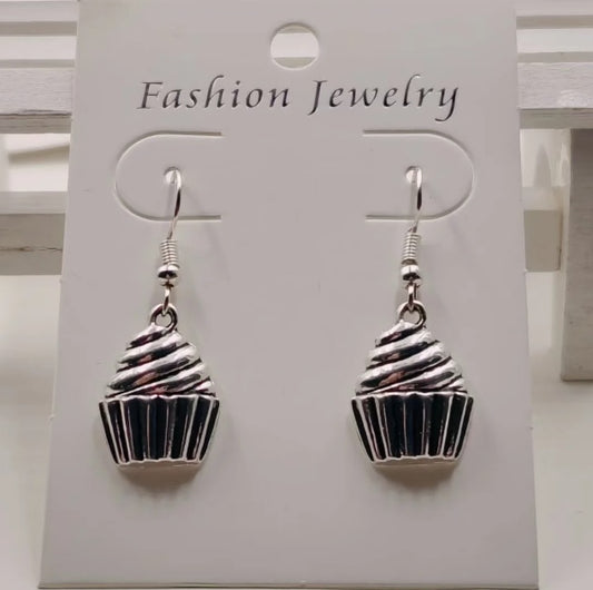 Cupcake Vintage Dangle Earrings Fashion Party Girls Pendant Earrings Women