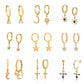 34 Styles Cross Star Dangle Earrings Women Girl Fashion Trendy Jewelry