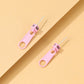 Colorful Zipper Head Stud Earrings Cartoon Art Women Party Jewelry Ear Fashion