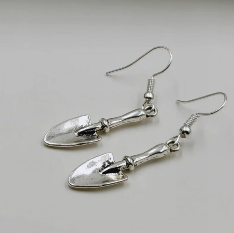 Metal Showel Drop Earrings Women Party Wedding Jewelry Dangle Gifts Earrings