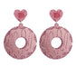 47 Styles Guitar Fish Eye Acrylic Drop Earrings Female Travel Cartoon Earrings