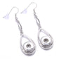 21 Styles Snap Buttons Dangle Drop Earrings for Fashion Stylish Jewelry Drop