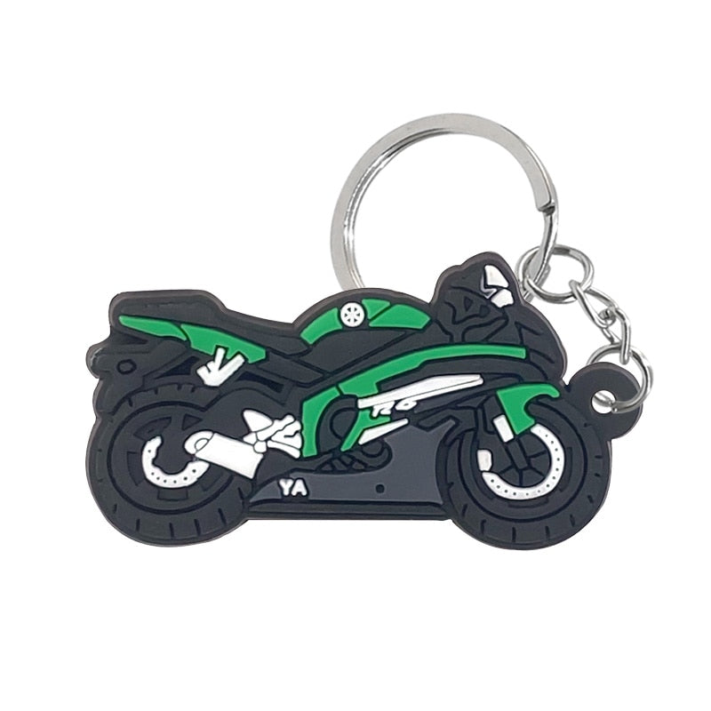 21 Styles PVC Vehicle Series Keychain Cute Keyring Car Key Accessories Gadget