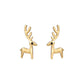 Deer Animal Stud Earrings Women Cubic Zirconia Earings Gift Jewelry