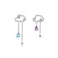 Cloud Crystal Drop Earrings Women Fashion Creative Art Cute Stylish Jewelry