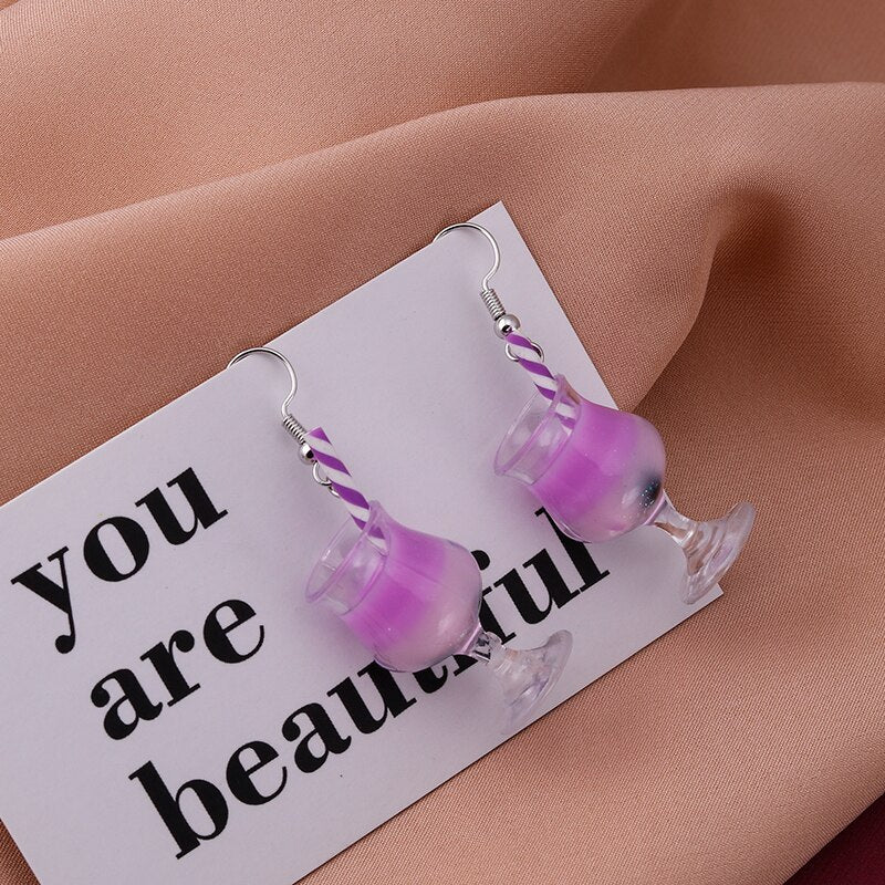 29 Styles Colorful Lovely Resin Summer Ice Cream Dangle Earrings Women Gifts