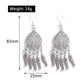 Antique Hollow Out Feathers Pendant Drop Earrings Women Gifts Earring Cute Girls