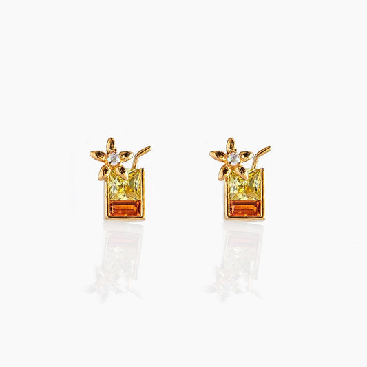 Mini Cocktail Stud Earrings Hip Hop Women Party Gift Jewelry Ear Fashion Pendant