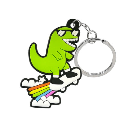 Parting Dinosaur Keychain Gift Cartoon Keyring Souvenir Handbag Accessories