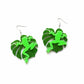 Frog and Leaf Drop Earrings Hip Hop Women Party Gift Jewelry Ear Fashion Pendant