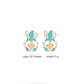 Easter Gnome Wooden Stud Earrings Women Gifts Earring Cute Girls Eardrop Jewelry