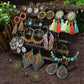 17 Styles Long Bohemian Shell Vintage Flower Fringed Dangle Earrings Women Party