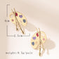 Art Paint Fashion Earrings Minimalist Creative Style Ear Studs Earrings