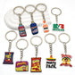 32 Styles Mexican food French Fries Keychain Cartoon Creative Gift Key Holder